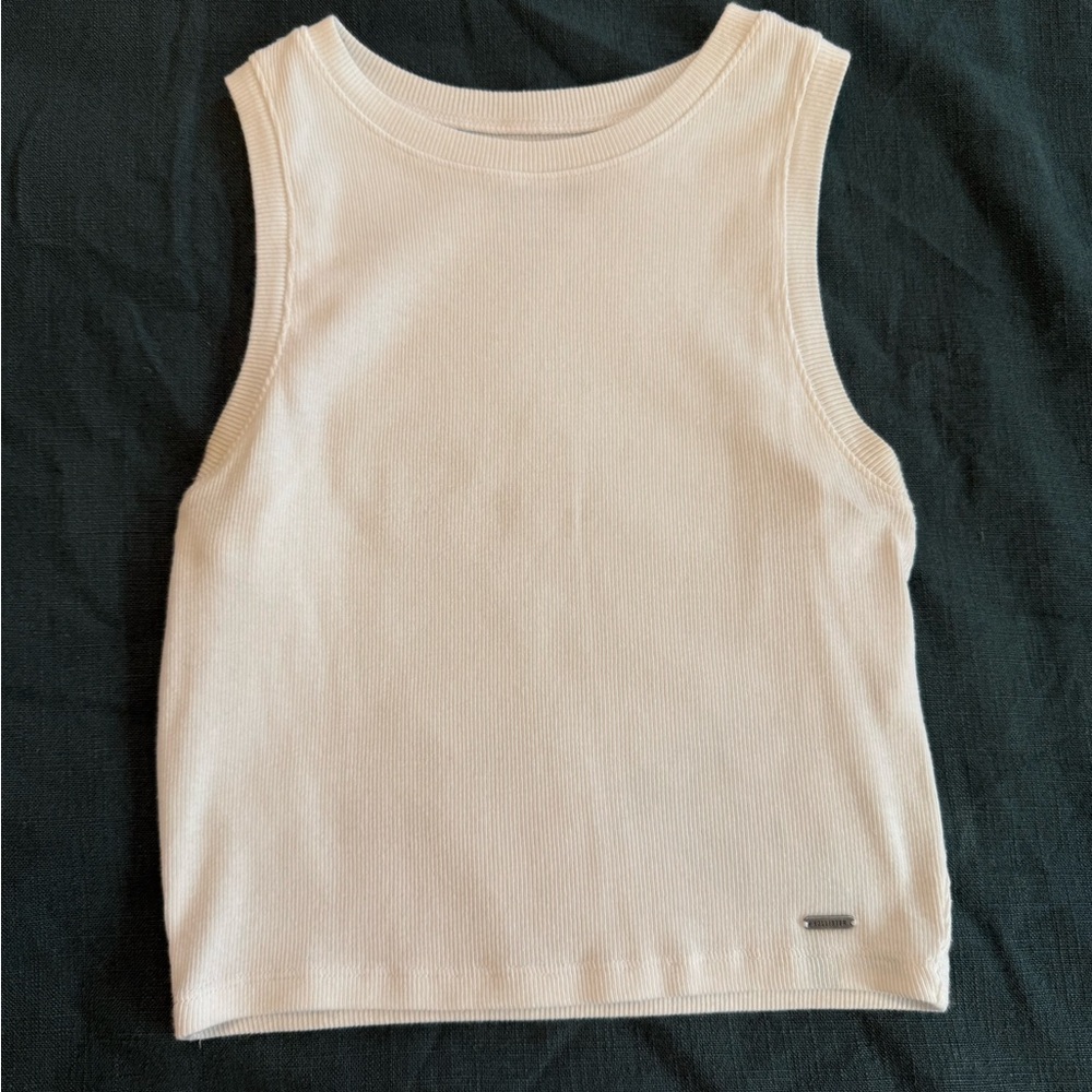 Hollister White Tank Top